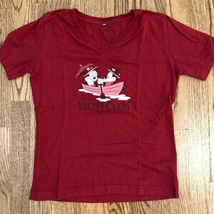 Vintage Disney Yacht Club Resort V Neck
